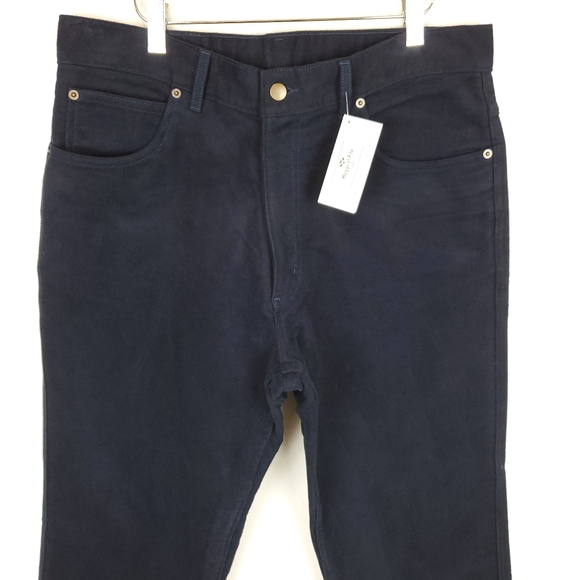 Hoggs Of Fife Jeans Hoggs Of Fife Dark Navy Moleskin Jeans Nwt Poshmark